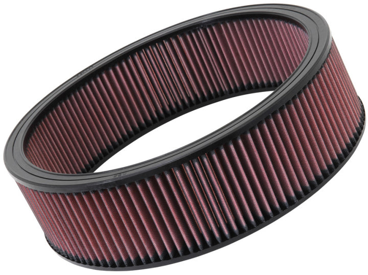 K&N Custom Round Air Filter 14in OD 12in ID 4in Height - Bull Strap