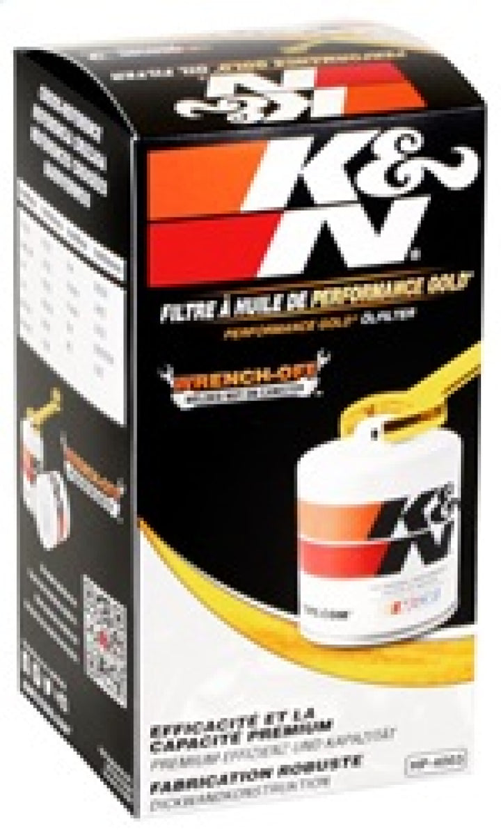 K&N Dodge Performance Gold Oil Filter - Bull Strap