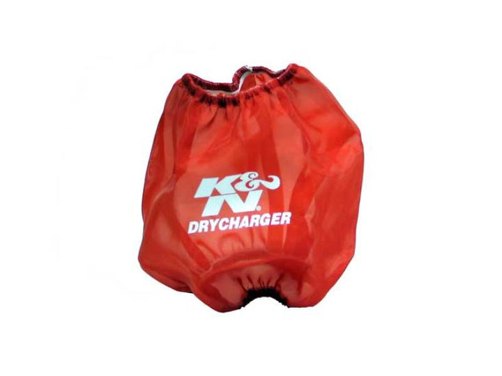 K&N Drycharger Round Tapered Red Air Filter Wrap - Bull Strap