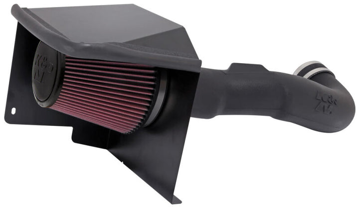 K&N FIPK 09-11 Chevy Silverado V8 Performance Intake Kit - Bull Strap