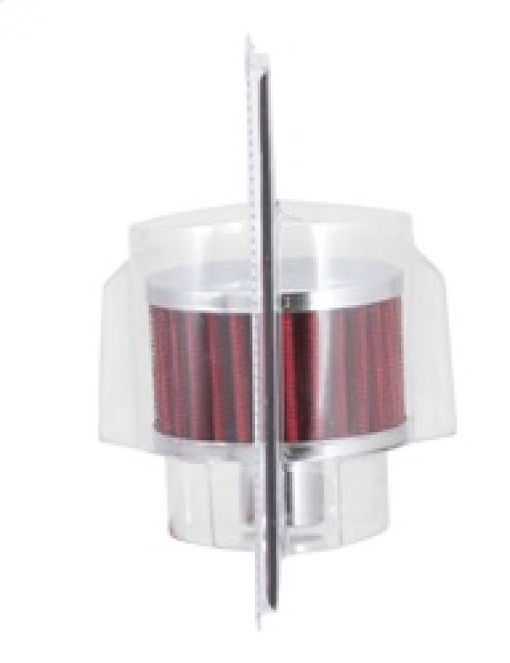 K&N Filter 1in Vent  3in Diameter 2in Height - Bull Strap