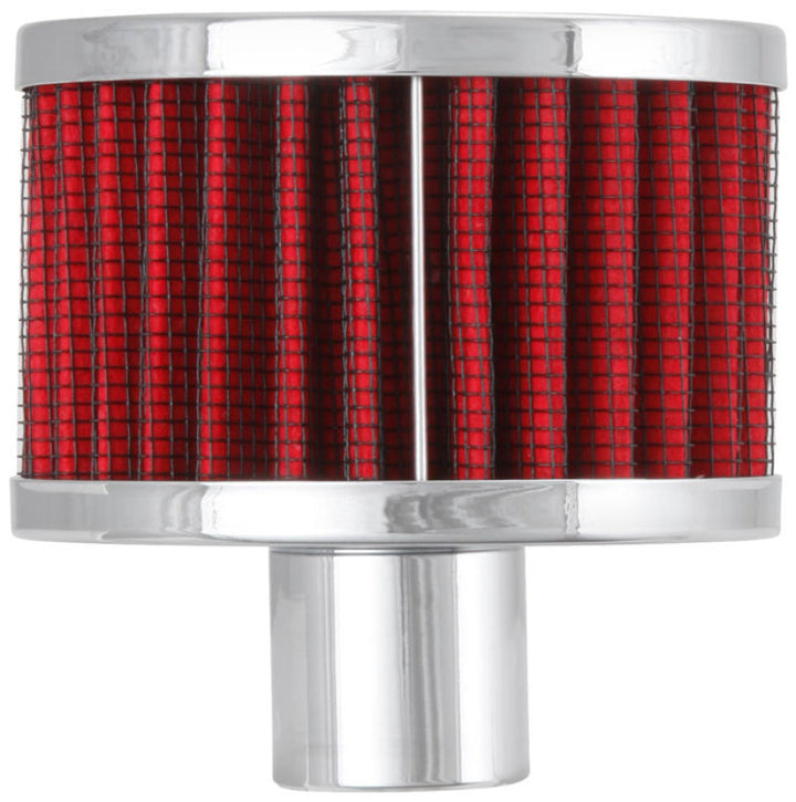 K&N Filter 1in Vent  3in Diameter 2in Height - Bull Strap