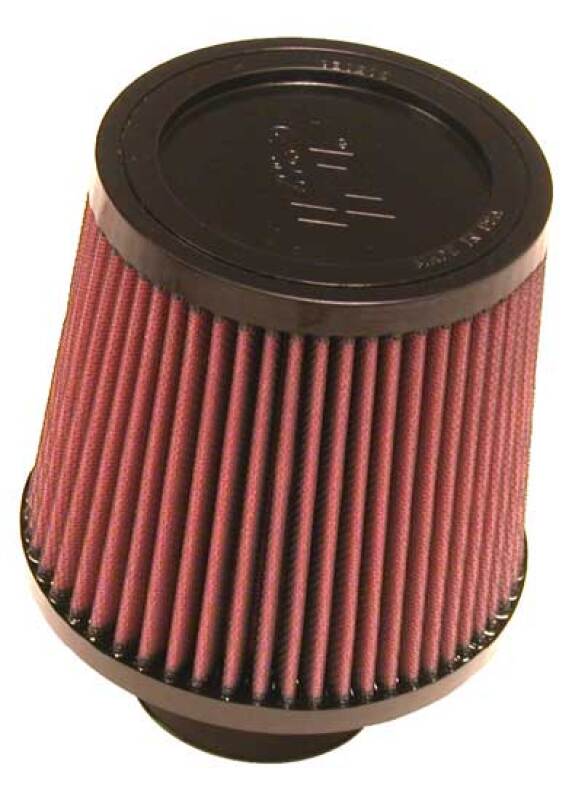 K&N Filter Universal Clamp-On Filter-Round Tapered 2.75in Flange ID x 6in Base OD x 5in Top OD - Bull Strap