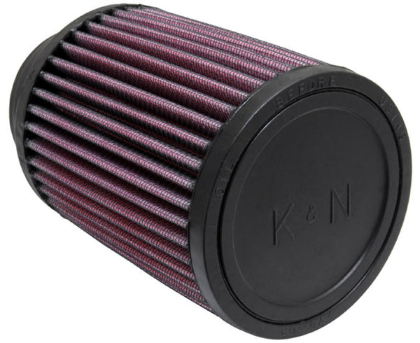 K&N Filter Universal Rubber Filter 2 3/4 inch 10 Degree Flange 4 inch OD 5 inch Height - Bull Strap