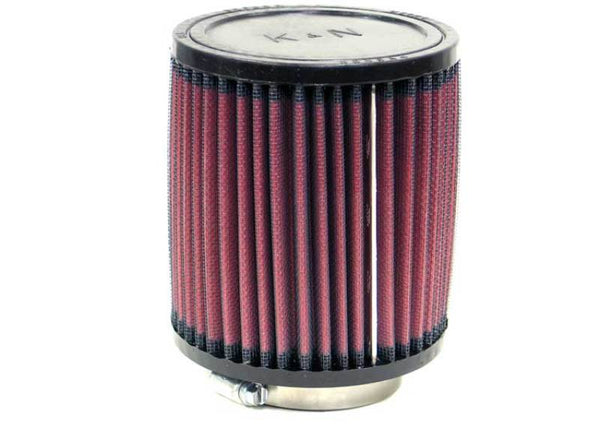 K&N Filter Universal Rubber Filter 2-9/16in Flange, 4-1/2in OD-B, 4-5/16in OD-T, 5 inch Height - Bull Strap