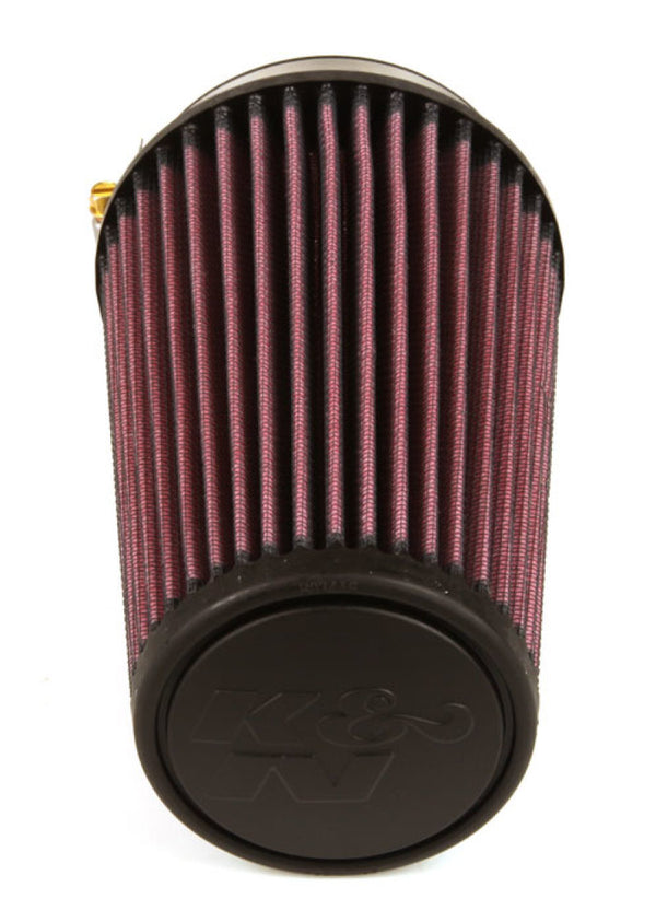 K&N Filter Universal Rubber Filter 3 1/2 inch Flange 4 5/8 inch Base 3 1/2 inch Top 7 inch Height - Bull Strap
