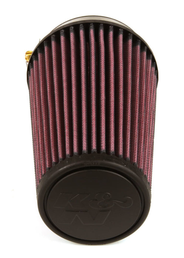K&N Filter Universal Rubber Filter 3 1/2 inch Flange 4 5/8 inch Base 3 1/2 inch Top 7 inch Height - Bull Strap