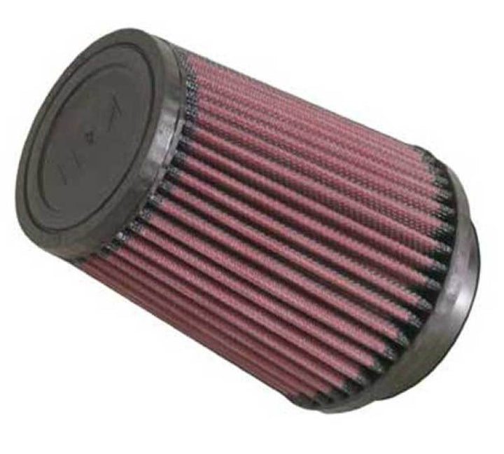K&N Filter Universal Rubber Filter 3  Flange 4 1/2 Base inch 3 1/2 inch Top 5 3/4 inch Height - Bull Strap