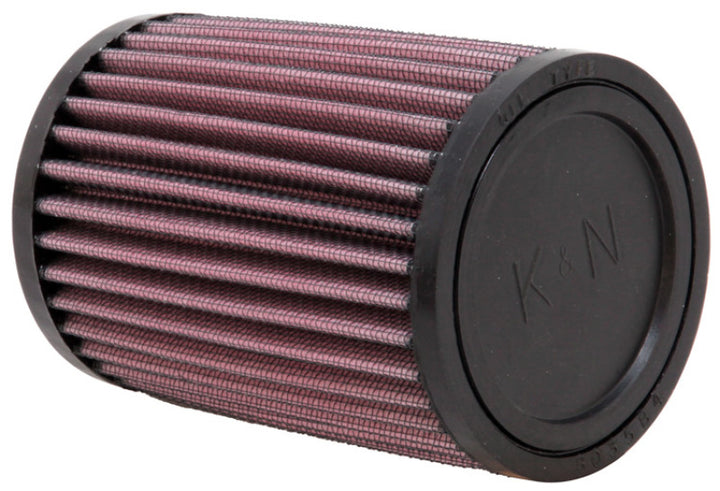 K&N Filter Universal Rubber Filter - Round Straight 3.5in Base OD x 3.5in Top OD x 5in H - Bull Strap