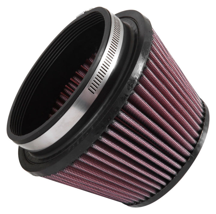 K&N Filter Universal X Stream Clamp-On 5in Flange 6.5in Base 4 1/2in Top 4 1/8in Height - Bull Strap