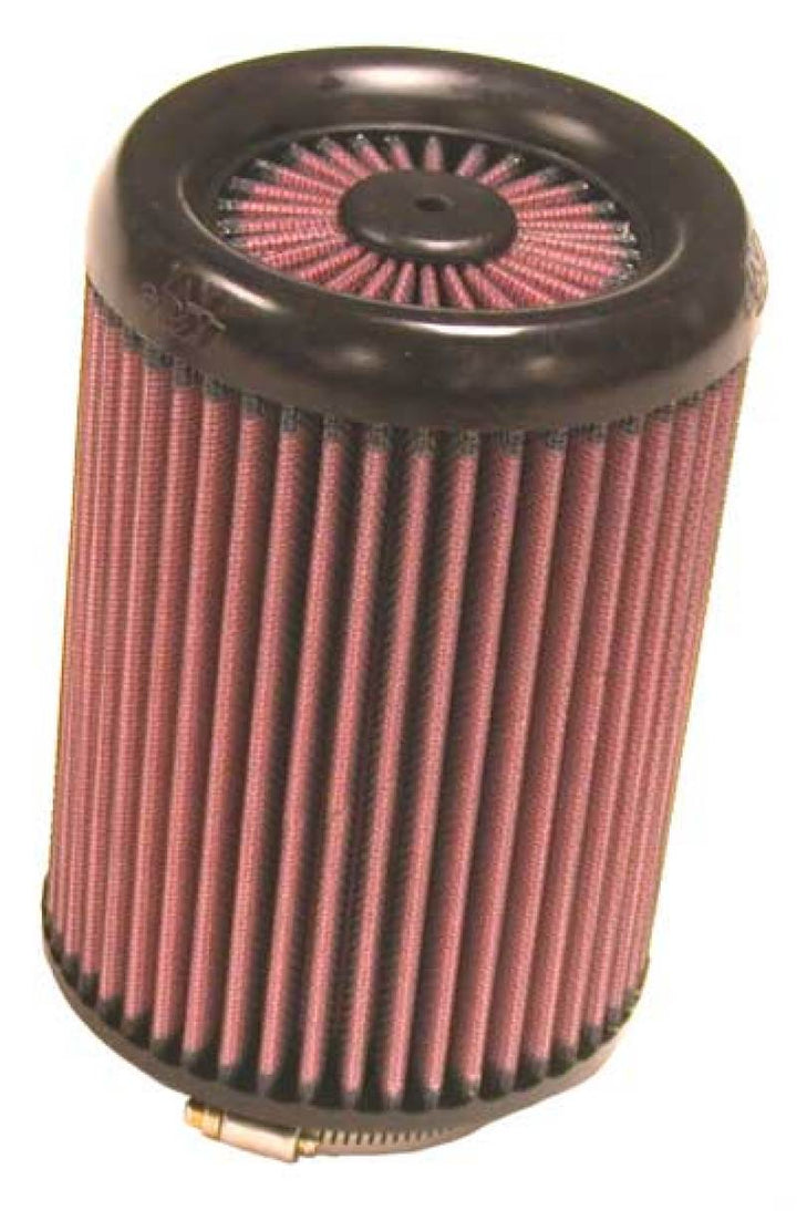 K&N Filter Universal X Stream Clamp-On Round Straight 3in Flange ID / 5in OD / 7in Height - Bull Strap