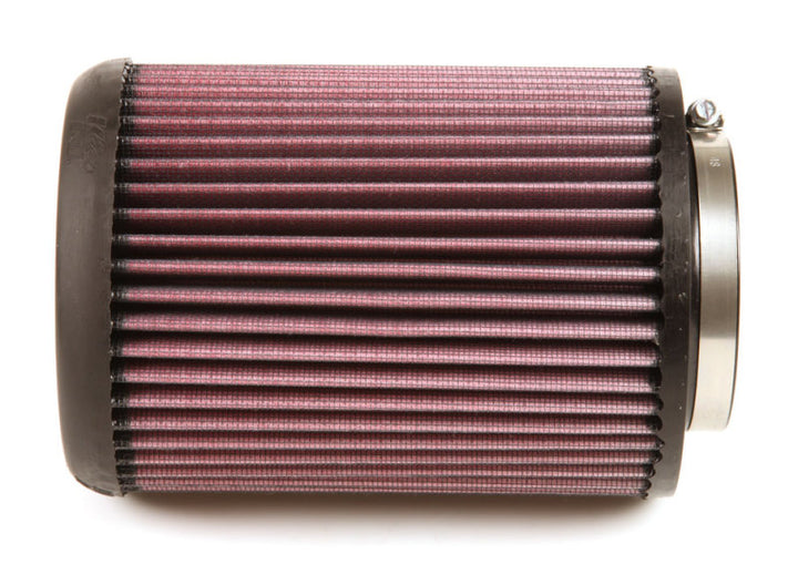 K&N Filter Universal X Stream Clamp-On Round Straight 3in Flange ID / 5in OD / 7in Height - Bull Strap
