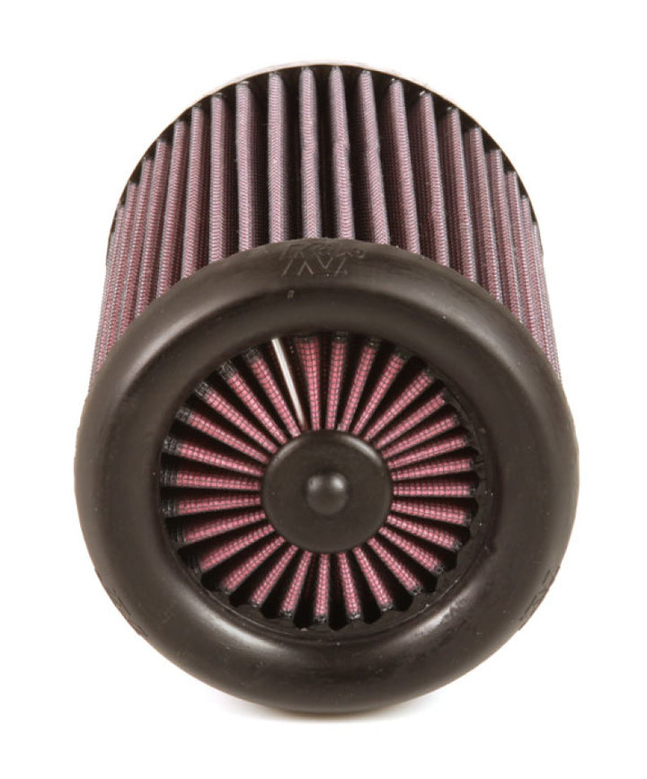 K&N Filter Universal X Stream Clamp-On Round Straight 3in Flange ID / 5in OD / 7in Height - Bull Strap