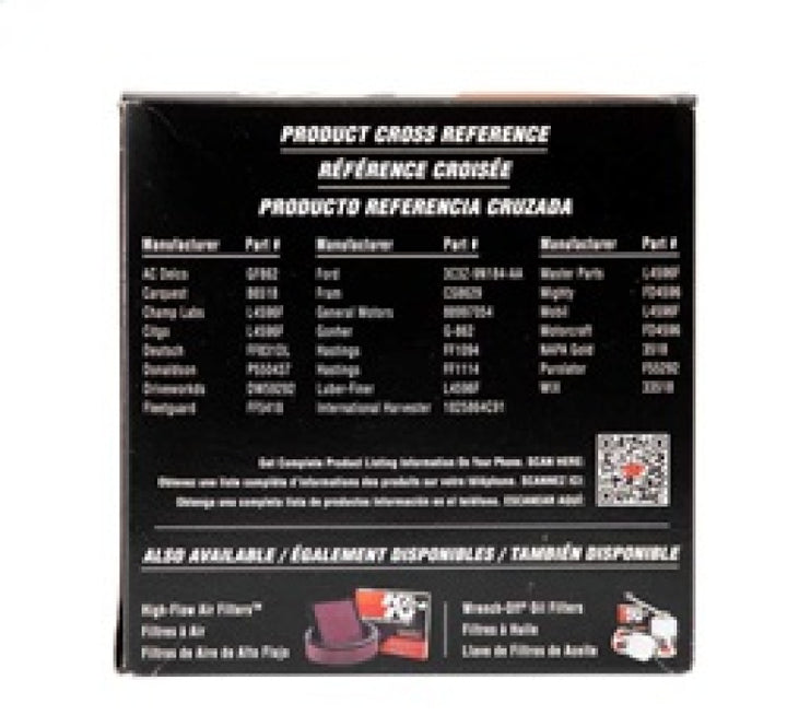 K&N Ford Diesel Truck Fuel Filter - Bull Strap