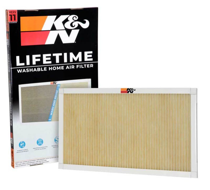 K&N HVAC Filter - 16 x 25 x 1 - Bull Strap