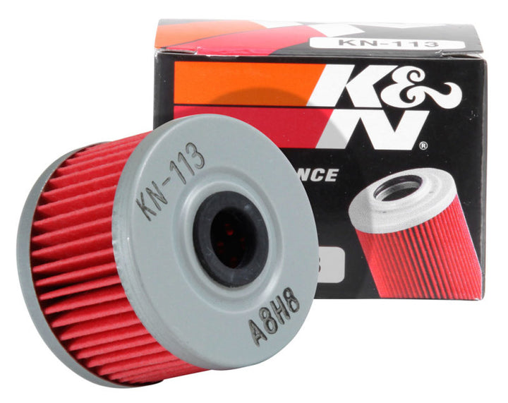 K&N Honda 2.031in OD x 1.469in H Oil Filter - Bull Strap