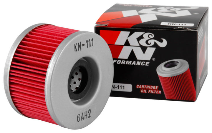K&N Honda 2.719in OD x 1.781in H Oil Filter - Bull Strap