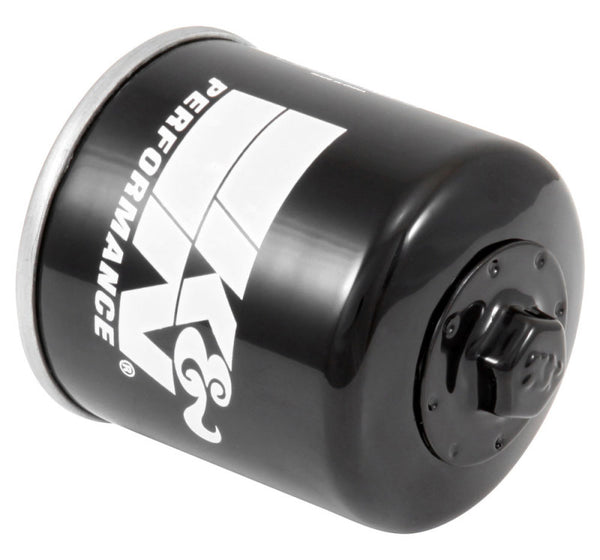 K&N Honda / Kawasaki / Arctic Cat / Suzuki / Triumph / Yamaha 2.594in OD x 2.813in H Oil Filter - Bull Strap