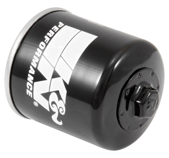K&N Honda / Kawasaki / Arctic Cat / Suzuki / Triumph / Yamaha 2.594in OD x 2.813in H Oil Filter - Bull Strap