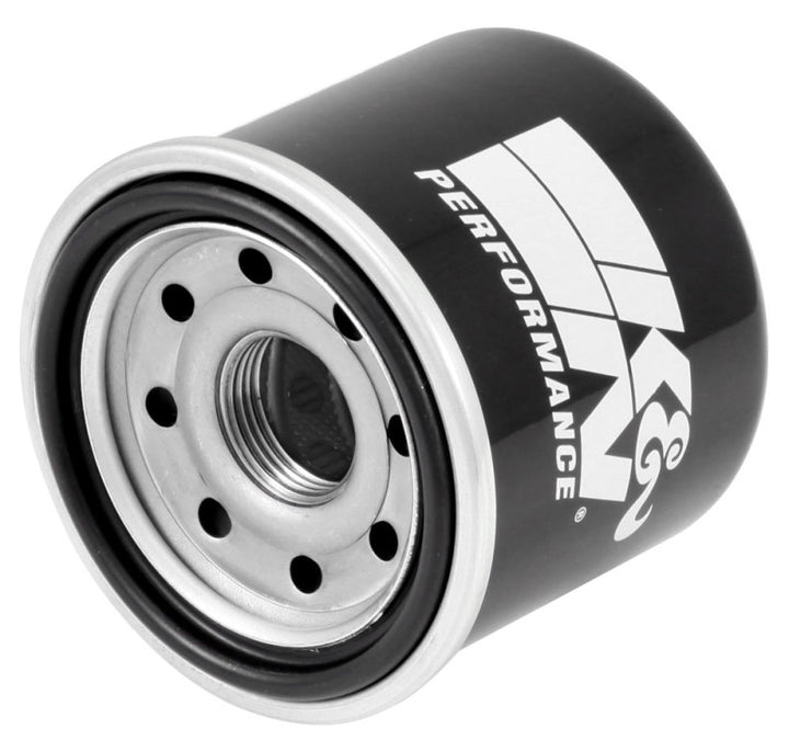 K&N Honda / Kawasaki / Arctic Cat / Suzuki / Triumph / Yamaha 2.594in OD x 2.813in H Oil Filter - Bull Strap