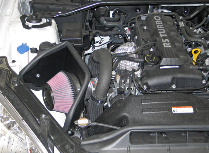 K&N Hyundai Genesis 2.0L-L4 Turbo Typhoon Performance Intake - Bull Strap