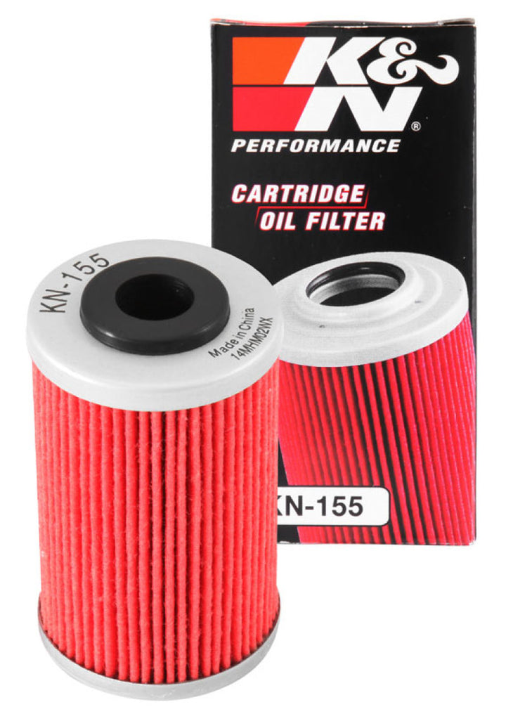 K&N KTM / Husaberg / Betamotor / Polaris 1.625in OD x 0.438in ID x 2.719in H Oil Filter - Bull Strap