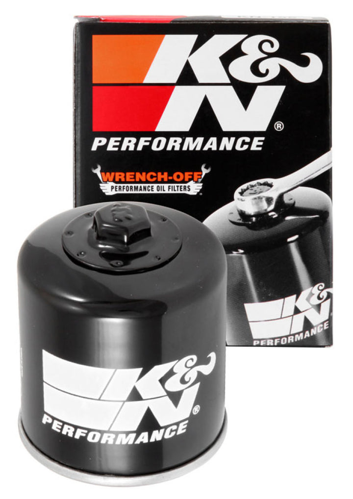 K&N Kawasaki 2.688in OD x 2.781in H Oil Filter - Bull Strap