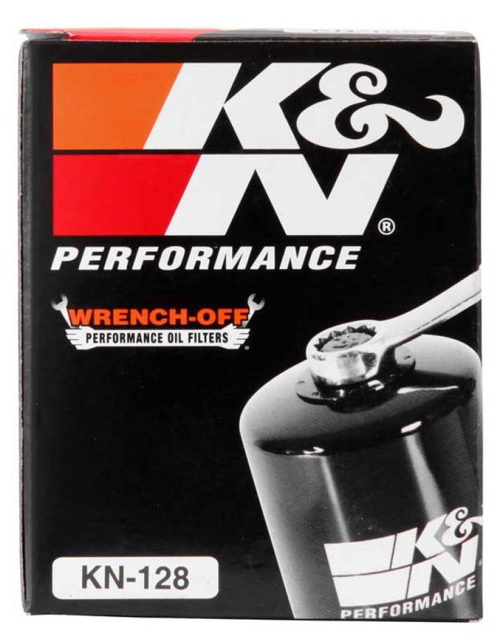 K&N Kawasaki 2.688in OD x 2.781in H Oil Filter - Bull Strap