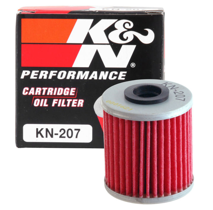 K&N Kawasaki / Suzuki / Betamotor 1.5in OD x 1.719in H Oil Filter - Bull Strap
