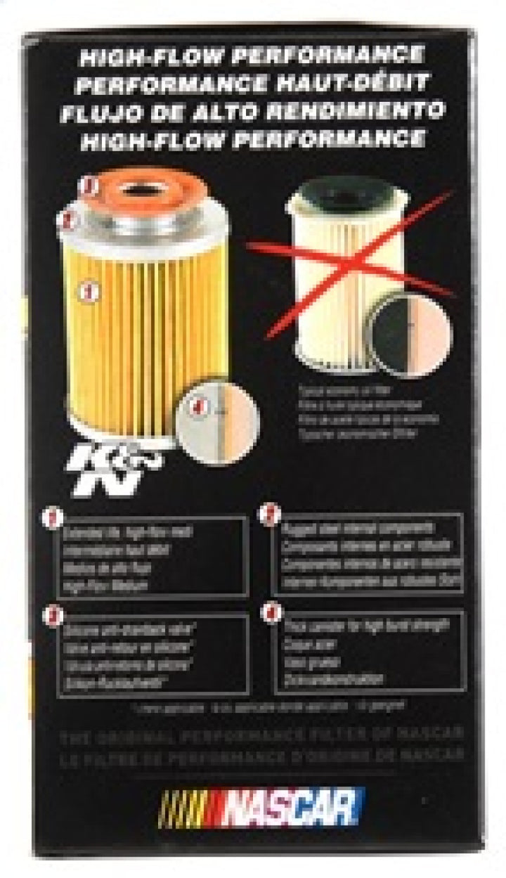 K&N Oil Filter OIL FILTER; AUTOMOTIVE - Bull Strap