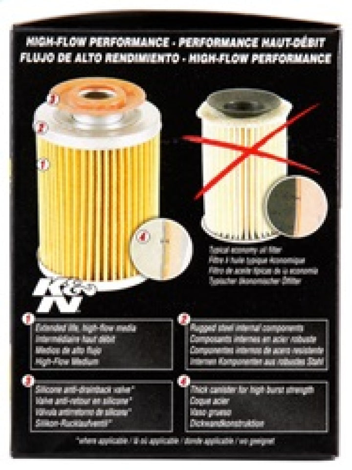 K&N Oil Filter OIL FILTER; AUTOMOTIVE - Bull Strap