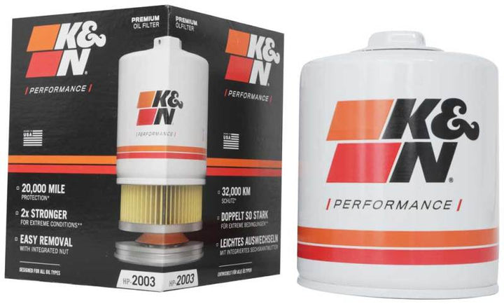 K&N Oil Filter OIL FILTER; AUTOMOTIVE - Bull Strap