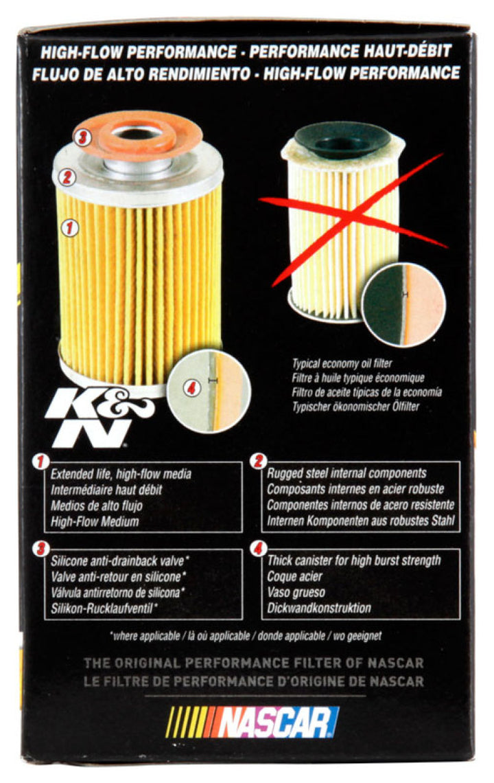K&N Oil Filter OIL FILTER; AUTOMOTIVE - Bull Strap