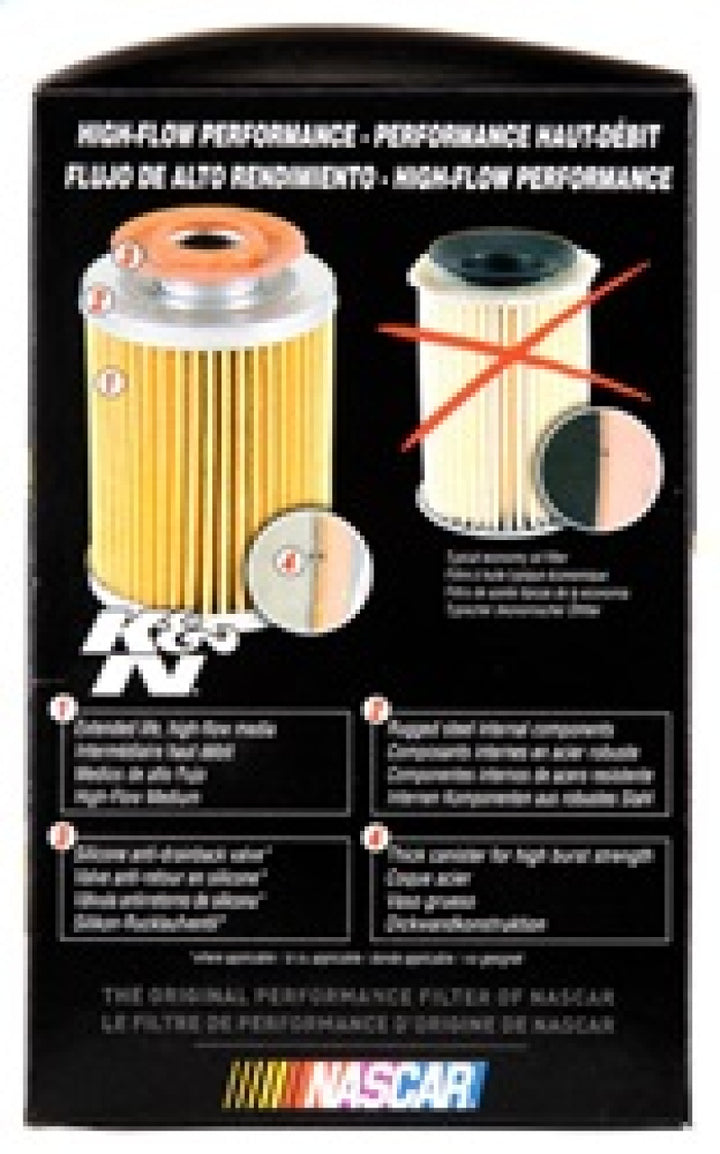 K&N Oil Filter OIL FILTER; AUTOMOTIVE - Bull Strap