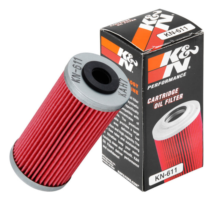 K&N Oil Filter Powersports Cartridge Oil Filter - Bull Strap