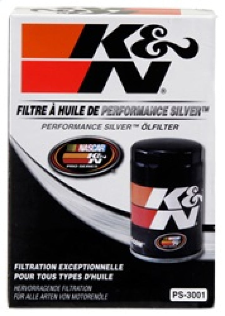 K&N Oil Filter for Ford/Audi/VW/Toyota/Mercury/Mazda/Nissan/Dodge/Lincoln/Volvo 3.656in OD - Bull Strap