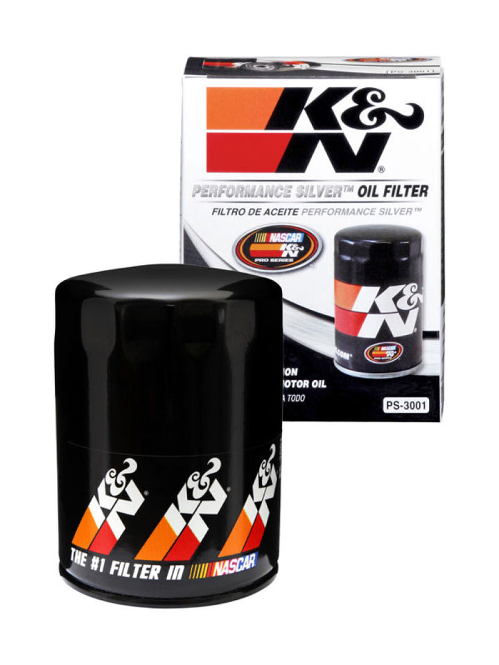 K&N Oil Filter for Ford/Audi/VW/Toyota/Mercury/Mazda/Nissan/Dodge/Lincoln/Volvo 3.656in OD - Bull Strap