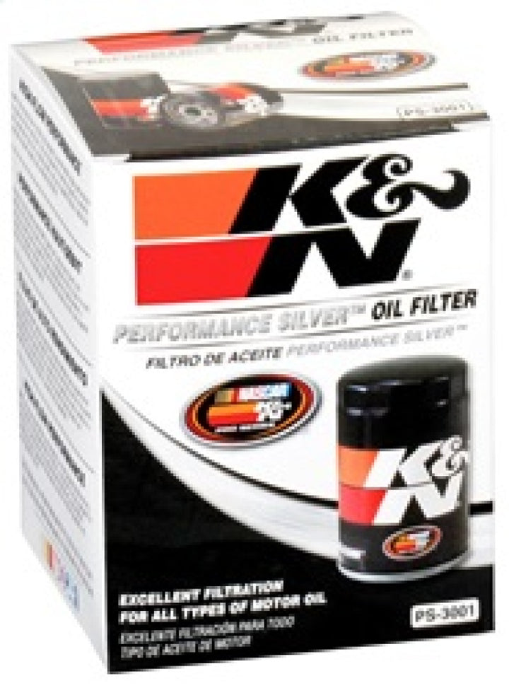 K&N Oil Filter for Ford/Audi/VW/Toyota/Mercury/Mazda/Nissan/Dodge/Lincoln/Volvo 3.656in OD - Bull Strap