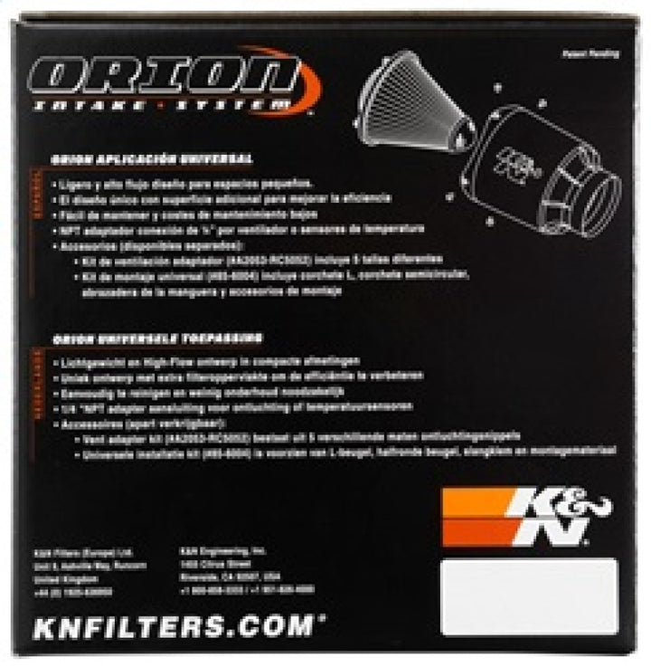 K&N Orion Universal Air Cleaner Assembly - Bull Strap