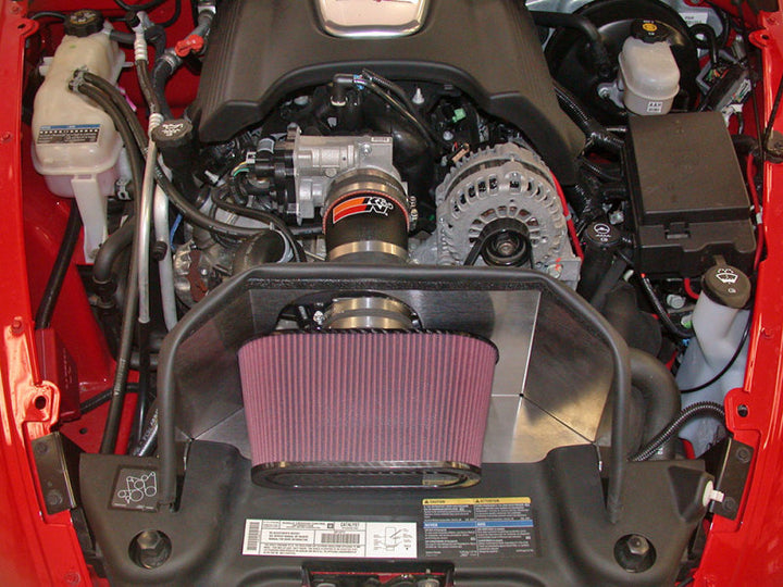 K&N Performance Intake Kit FIPK; CHEVROLET SSR, V8-5.3L, 2003-04 - Bull Strap