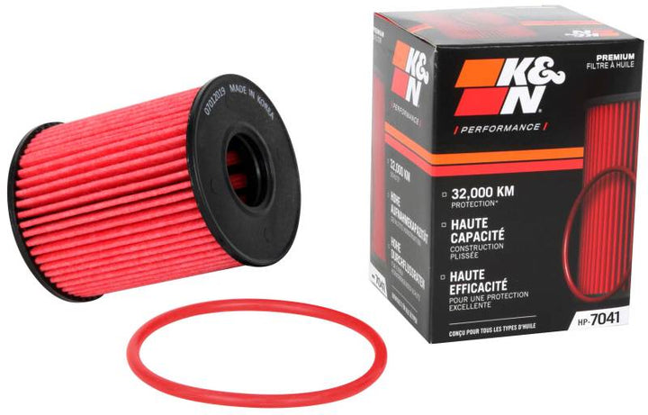 K&N Performance Oil Filter - 14-18 Fiat 500L 1.4L L4 Gas - Bull Strap