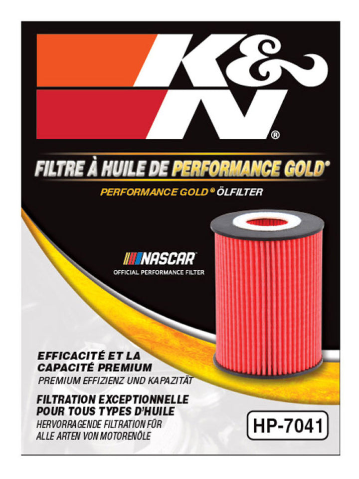 K&N Performance Oil Filter - 14-18 Fiat 500L 1.4L L4 Gas - Bull Strap