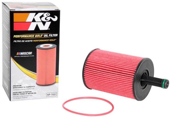 K&N Performance Oil Filter for 03-14 Volkswagen Jetta - Bull Strap