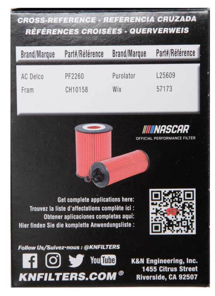 K&N Performance Oil Filter for 06-14 Toyota/Lexus Various Applications - Bull Strap
