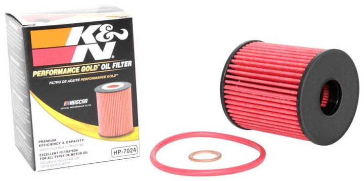K&N Performance Oil Filter for 07-15 Mini Cooper L4-1.6L - Bull Strap