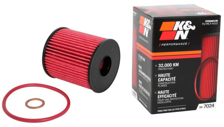 K&N Performance Oil Filter for 07-15 Mini Cooper L4-1.6L - Bull Strap