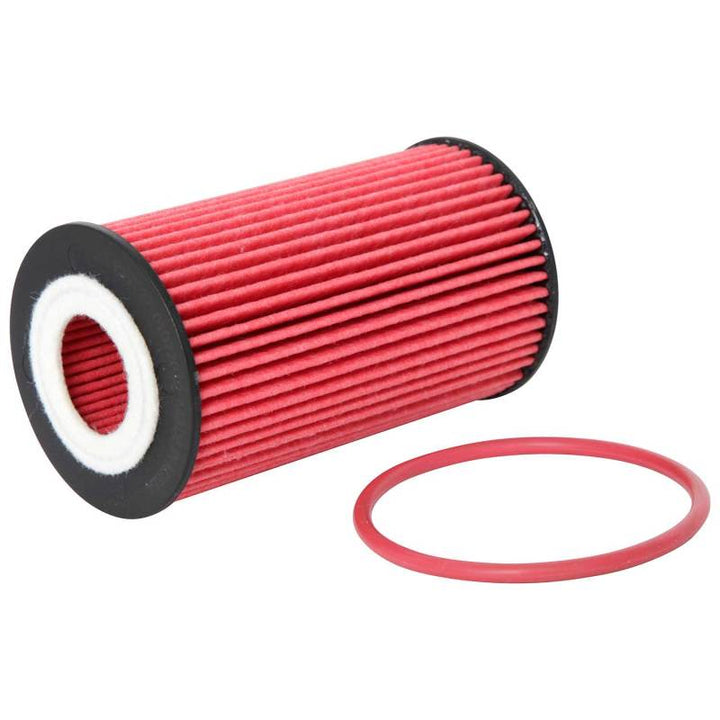 K&N Performance Oil Filter for 09-19 GM 1.4L / 1.6L / 1.8L w/ Hengst Filter Housing - Bull Strap