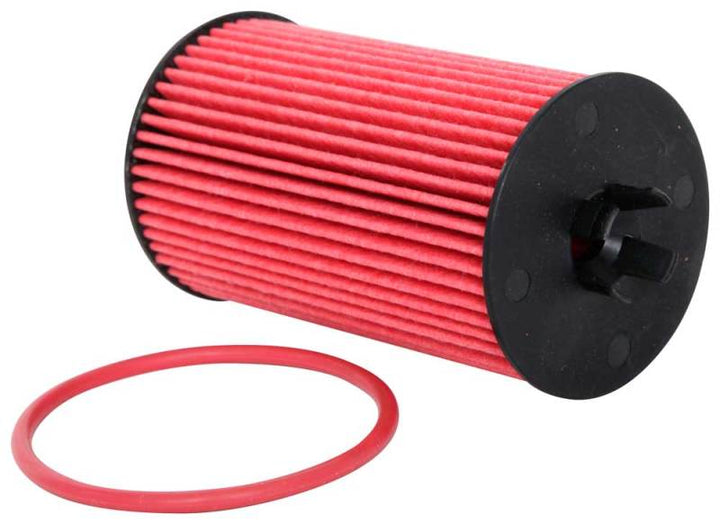 K&N Performance Oil Filter for 09-19 GM 1.4L / 1.6L / 1.8L w/ Hengst Filter Housing - Bull Strap