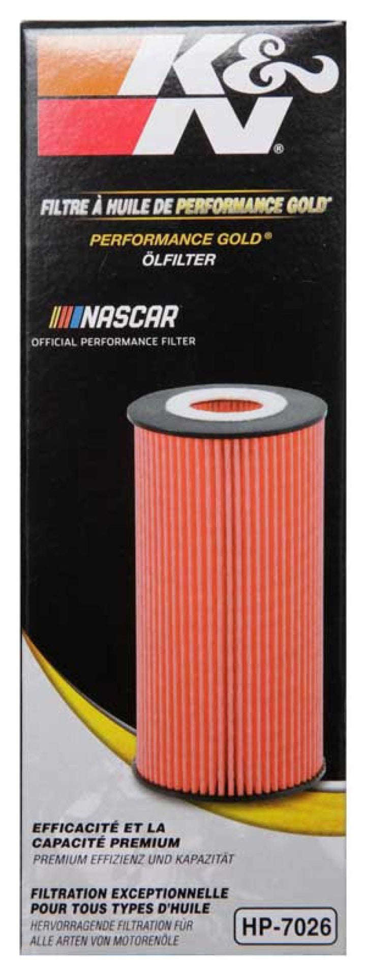 K&N Performance Oil Filter for 14-17 Dodge Durango 3.6L / 14-17 Jeep Grand Cherokee 3.6L - Bull Strap