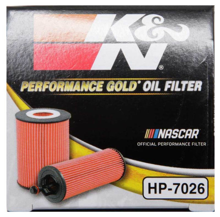 K&N Performance Oil Filter for 14-17 Dodge Durango 3.6L / 14-17 Jeep Grand Cherokee 3.6L - Bull Strap